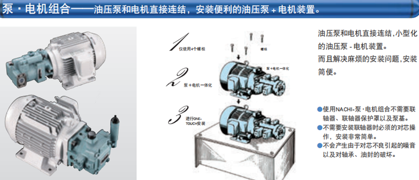 NACHI聯(lián)軸泵電機組合