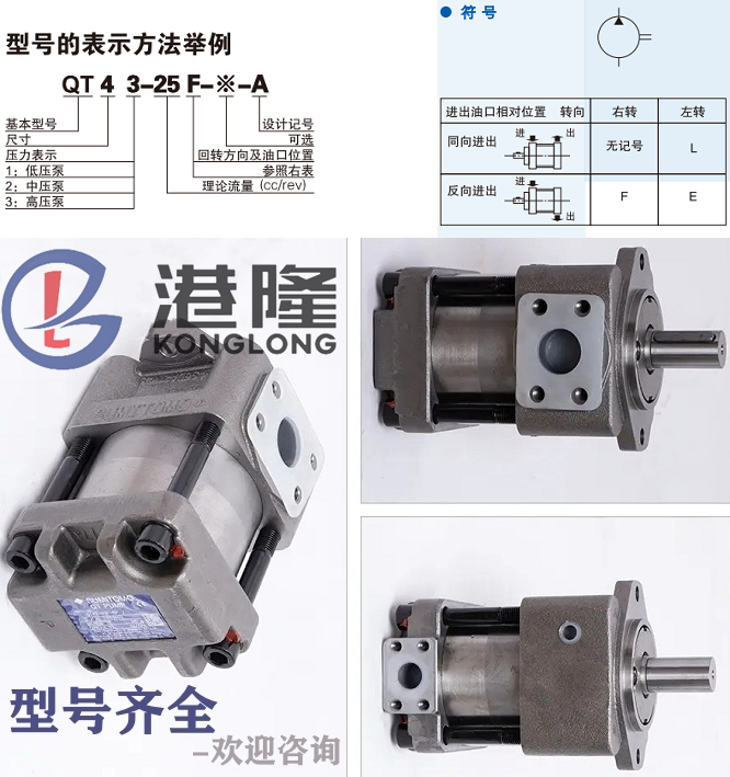 QT系列住友內嚙合齒輪泵